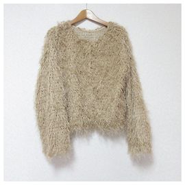 Autre Marque Discoat Shaggy Strickpullover