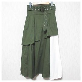 Autre Marque Gonna lunga a campana chino a strati RIM.ARK