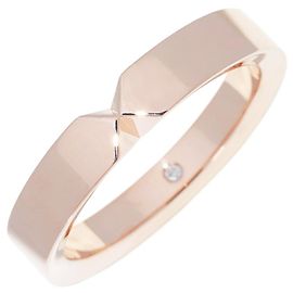 Anillo Chaumet Joséphine Triomphe de Chaumet Au750 Pink Gold Diamante Talla 21