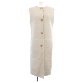 Hermès Gilet lungo Double Face 100% Baby Cashmere 34