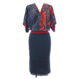 Hermès Hermes GRAND TRALALA twillene dress