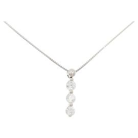 Autre Marque Collana di diamanti Pt950 Pt850
