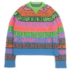 Autre Marque Pull en laine Dior Shawn Stussy