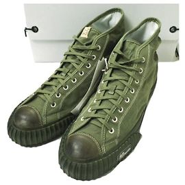 visvim KIEFER MID FORAGE Zapatillas de Cotton Duck con Procesado Especial