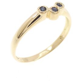 Autre Marque Anillo Ginza Tanaka Au750 Zafiro