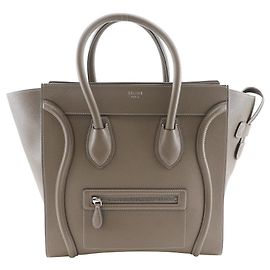 Céline Celine Luggage Mini Shopper Handtasche aus Kalbsleder