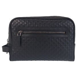 Gucci Microguccissima Leder-Clutch