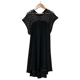 Autre Marque Vestido Milly de crochet negro