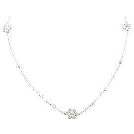 Autre Marque Collar de platino Pt900/Pt850 y diamantes