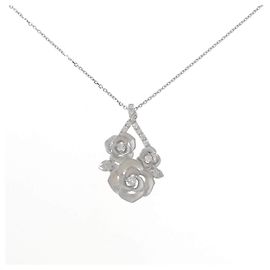 Autre Marque Diamantenhalskette Pt900 Pt850