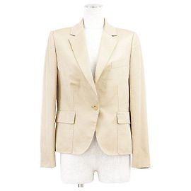 Chaqueta entallada Gucci de sarga de seda de alta densidad