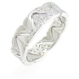 Autre Marque Anillo Escada Au750 de oro blanco y diamantes