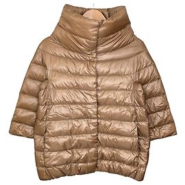 Autre Marque Chaqueta de Plumas de Nailon con Cuello Alto Herno