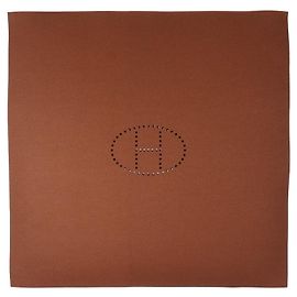 Hermès H Logo Felt Playmat 73cm x 74.5cm