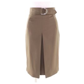 Falda ajustada de lana Hermès 34