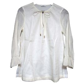 Autre Marque Blusa pullover em chiffon Peserico Monile