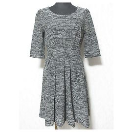 Autre Marque ANAYI Tweed-Kleid mit Boxenfalten