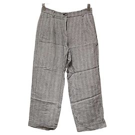 Pantaloni Tuck a spina di pesce Emporio Armani
