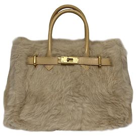 Autre Marque KANEKO ISAO Tote Bag aus Kaninchenfell