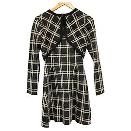 Autre Marque Vestido de punto a cuadros Herlipto Pantheon Knit Dress