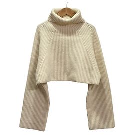 Autre Marque Pullover de gola alta curta em mistura de lã e cashmere GALLARDAGALANTE