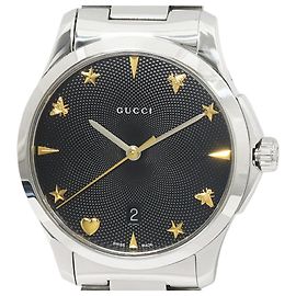 Gucci G-Timeless Armbanduhr aus Edelstahl