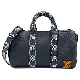 Borsa a tracolla Louis Vuitton Damier Distorted City Keepall XS