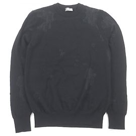 Autre Marque Jersey de lana fina Dior Oblique con acabado de opalo triturado