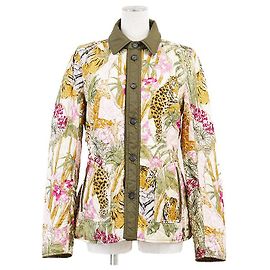 Casaco acolchoado em nylon e seda Salvatore Ferragamo