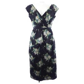 Autre Marque Vestido Christian Dior Preto e Verde