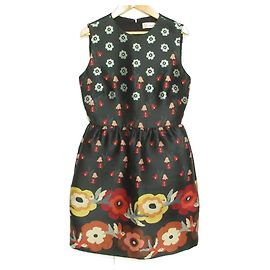 Autre Marque Vestido sin mangas con flores RED VALENTINO