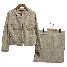 Autre Marque Conjunto de Tweed green label relaxing