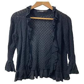Autre Marque Giacca in maglia con volant e apertura frontale PINK HOUSE
