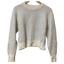 Autre Marque United Arrows green label relaxing Strickpullover mit Pailletten
