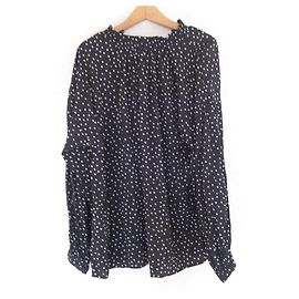 Autre Marque Green Label Relaxing Bluse mit gerafften Rüschen