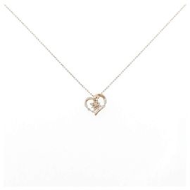 Autre Marque Collana 4℃ K10 Pink Gold Diamante