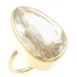Autre Marque MARIHA Ring aus 750 Gelbgold und Quarz