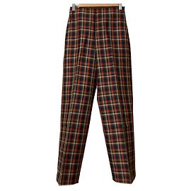 Autre Marque United Arrows Pantaloni Wide a Quadri