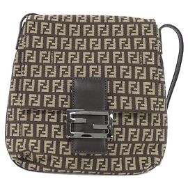 Fendi 8BT075 JQ4 Schultertasche aus Canvas