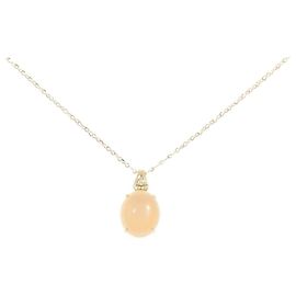 Autre Marque GSTV Moonstone Diamond Au750 Halskette