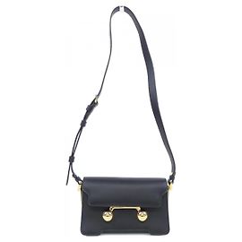 Bolsa de ombro Marni TRUNKAROO P6948 em couro de bezerro