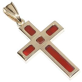 Autre Marque Au750 Carnelian Pendant
