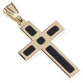 Autre Marque LuxUness Au750 Onyx Pendant