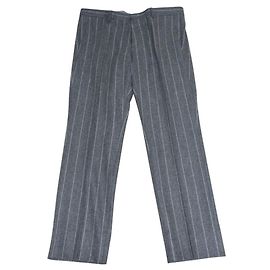 Autre Marque Pantaloni a righe in lana Mauro Grifoni