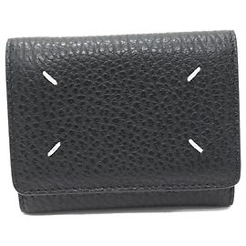Maison Martin Margiela Cartera tri-fold de becerro Maison Margiela