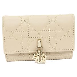 Autre Marque Tarjetero bifold MyDior de piel de cordero Dior