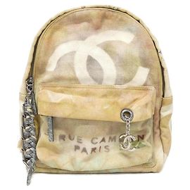 Sac à dos Chanel en toile