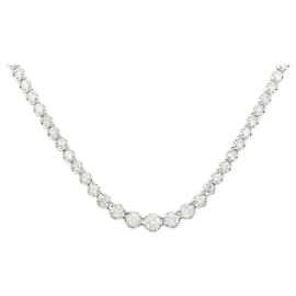 Autre Marque Colar de Pt850 e diamantes