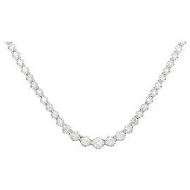 Autre Marque Pt850 Diamantenhalskette