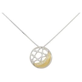 Autre Marque Collana Luna in Pt900 Au750 Pt850 con Diamanti